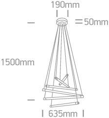 63056/BBS BRUSHED BRASS LED 65W WW IP20 230V - One Light shop