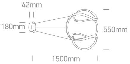 63064 PENDANT LED 36W WW IP20 230V - One Light shop