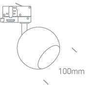 65105BT 10W GU10 TRACK SPOT 100-240V - One Light shop