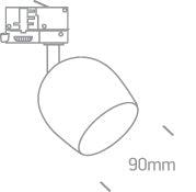 65105WT 10W GU10 TRACK SPOT 100-240V - One Light shop