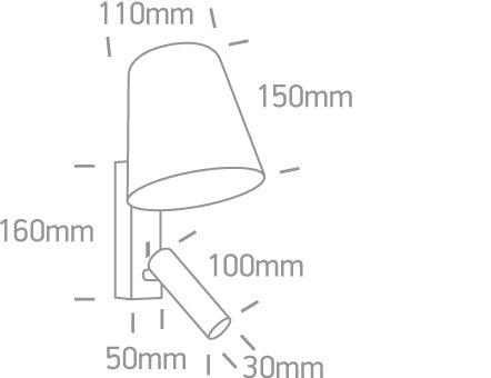 65142/W/W WHITE LED 3W WW IP20 230V - One Light shop