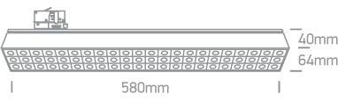 65170AT LED 30W LINEAR TRACK LIGHT IP20 230V - One Light shop