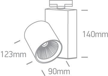 65612NT COB LED 30W TRACK SPOT 230V - One Light shop