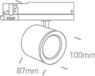 65654AT LED 20W TRACK SPOT 230V - One Light shop