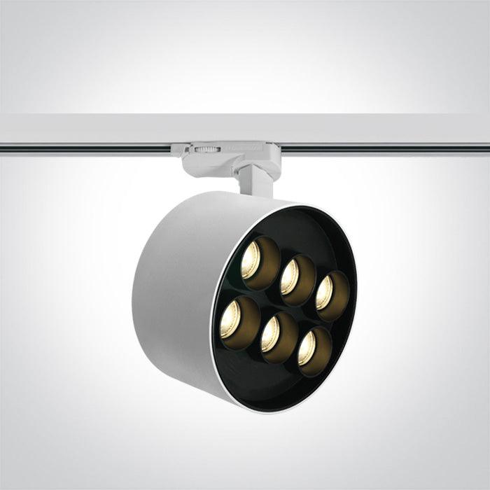 65656DT LED 36W TRACK SPOT WW IP20 230V DARK LIGHT - One Light shop