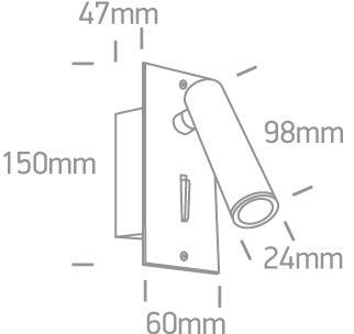 65746R RECESSED LED 3W WW IP20 100-240V - One Light shop