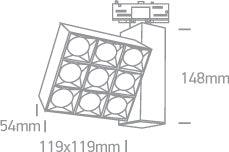 65906BT TRACK LIGHT 30W WW IP20 230V - One Light shop