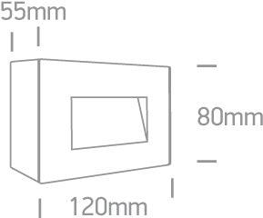 67076 IP65 LED 4W WW 230V - One Light shop