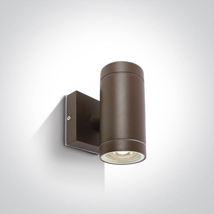 67130 WALL OUTDOOR CYLINDER 2xGU10 35w IP54 - One Light shop