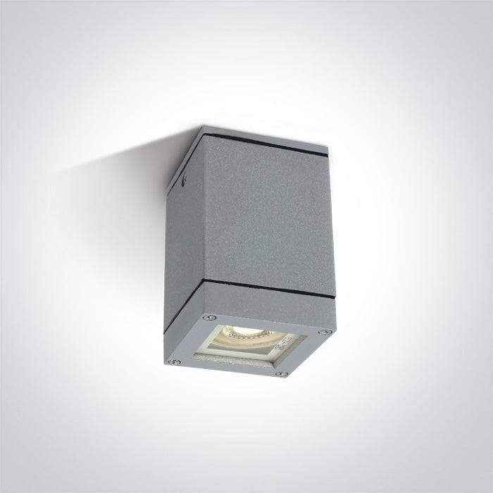 67130D OUTDOOR CUBE SQUARE CEIL GU10 35w IP54 - One Light shop