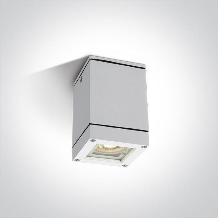 67130D OUTDOOR CUBE SQUARE CEIL GU10 35w IP54 - One Light shop