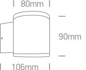 67138E COB LED 6W WW IP54 100-240V - One Light shop