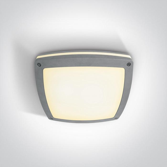 67216/G GREY IP54 2xE27 20W - One Light shop