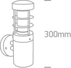 67286 TEAK + S/STEEL 316 WALL BRACKET 15W E27 IP44 - One Light shop