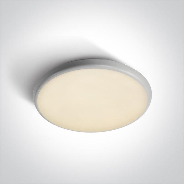 67370/W WHITE LED PLAFO 25W IP54 100-240V - One Light shop