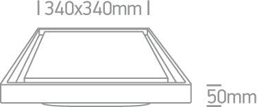 67384A PLAFO LED 30W IP54 100-240V - One Light shop