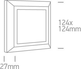 67394A LED WALL LIGHT 3,5W WW IP65 230V - One Light shop