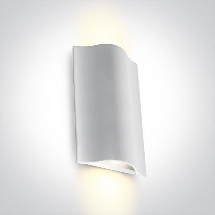 67422A/AN/W ANTHRACITE WALL LED 2x6W WW IP54 230V - One Light shop