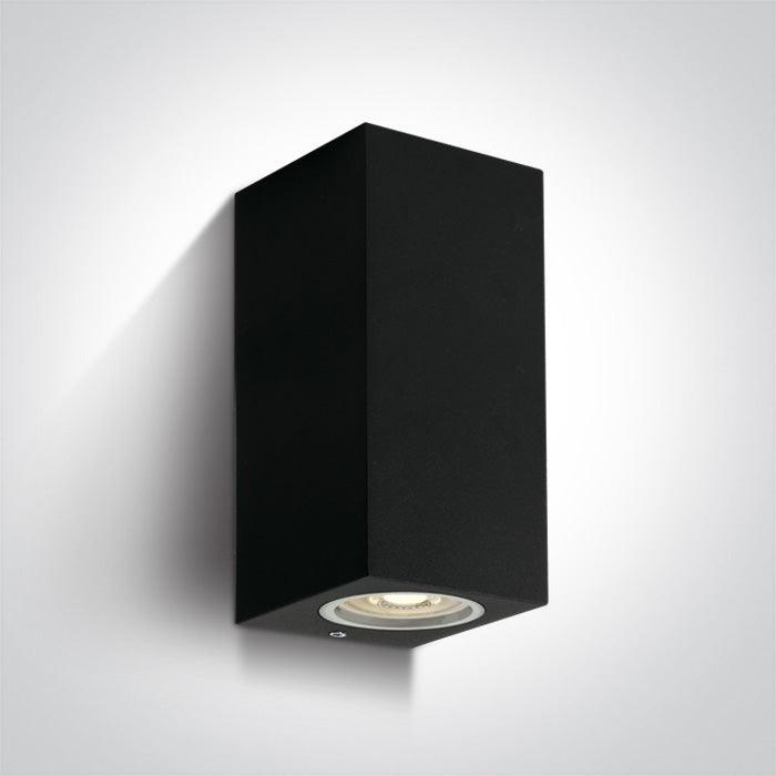 67426A OUTDOOR CUBE WALL LIGHT GU10 2x7W IP65 - One Light shop