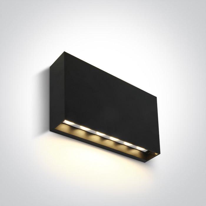 67472A/AN/W ANTHRACITE LED WALL LIGHT 1x6W WW IP65 230V - One Light shop