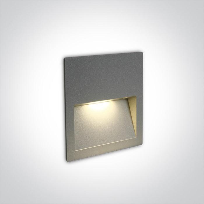 68068A WALL RECESSED LED 4W IP65 DARK LIGHT 100-240V - One Light shop