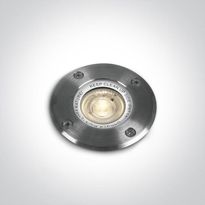 69006G S/STEEL INGROUND GU10 35w IP67 - One Light shop