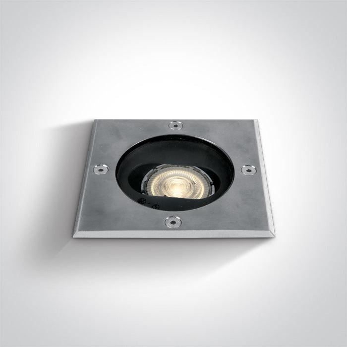 69048G SS316 INGROUND 10W GU10 IP67 ADJUSTABLE SQUARE - One Light shop