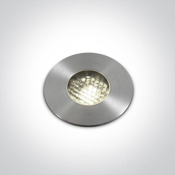 69052 S/STEEL 316 IP67 INGROUND COB LED 3W 36deg 24V DC - One Light shop