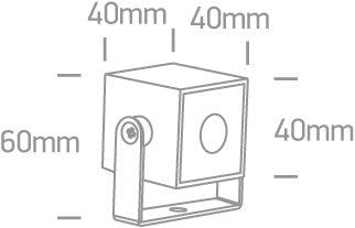 7052B/AN/W ANTHRACITE LED 1w WW IP65 40deg 24vDC - One Light shop