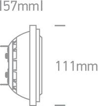 7513A/W LED 13w WW R111 G53 24deg 12v - One Light shop