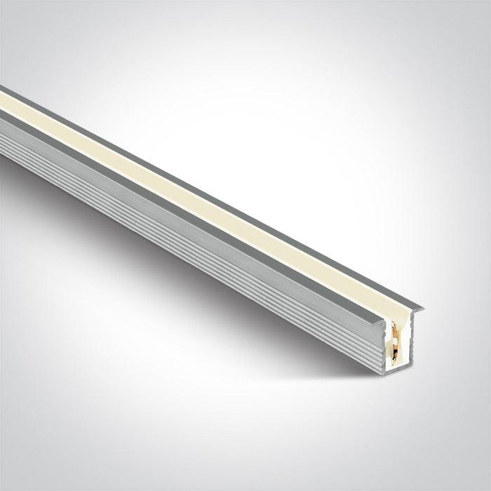 7901AR/AL ALUMINIUM RECESSED PROFILE 2m for 7841 strip - One Light shop