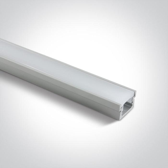 7915R/AL ALUMINIUM INGROUND TRIMLESS PROFILE 2m IP67 - One Light shop