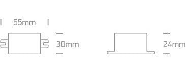 89006PA DRIVER 700mA 2-6W LED IP66 230V - One Light shop