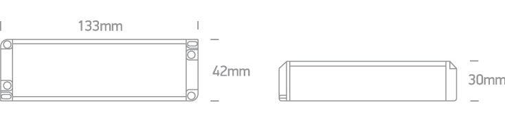 89015AT LED DIMMABLE DRIVER 700mA 7-15w INPUT 230v - One Light shop