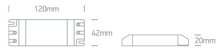 89020 LED DRIVER 350mA 13-20w 230v - One Light shop