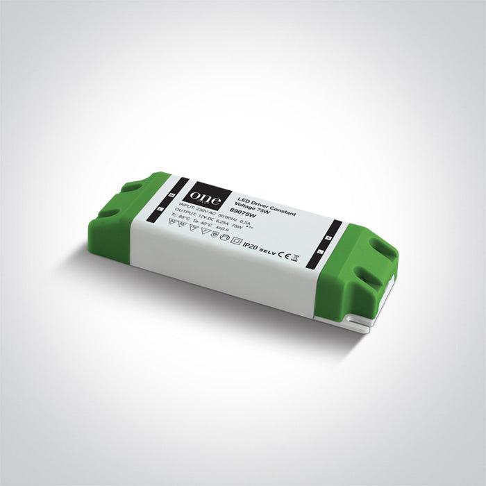 89075W LED DRIVER 12v 0-75w INPUT 230v - One Light shop