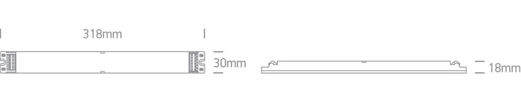 89100VLD PUSH TO DIMM DIMMABLE DRIVER 24v 100w 230V - One Light shop