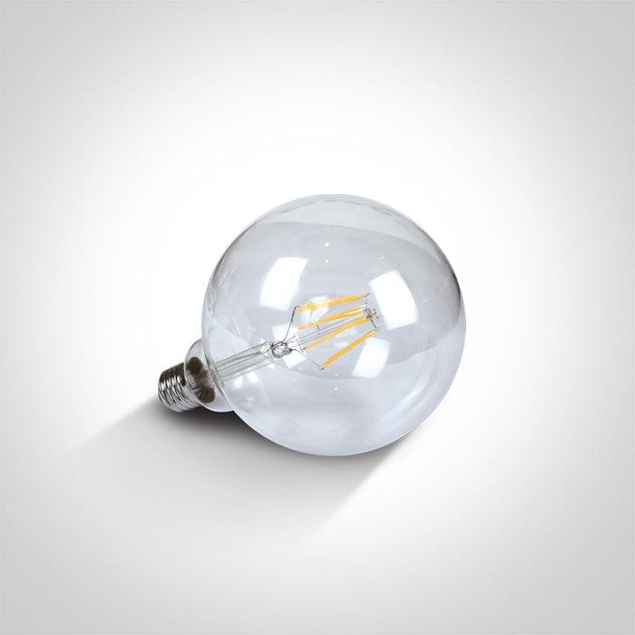 9G06RD/A/E RETRO LED 7W AMBER G125 E27 230V DIMMABLE - One Light shop