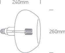 9G08 DECORATIVE LED LAMP E27 8w 230v - One Light shop